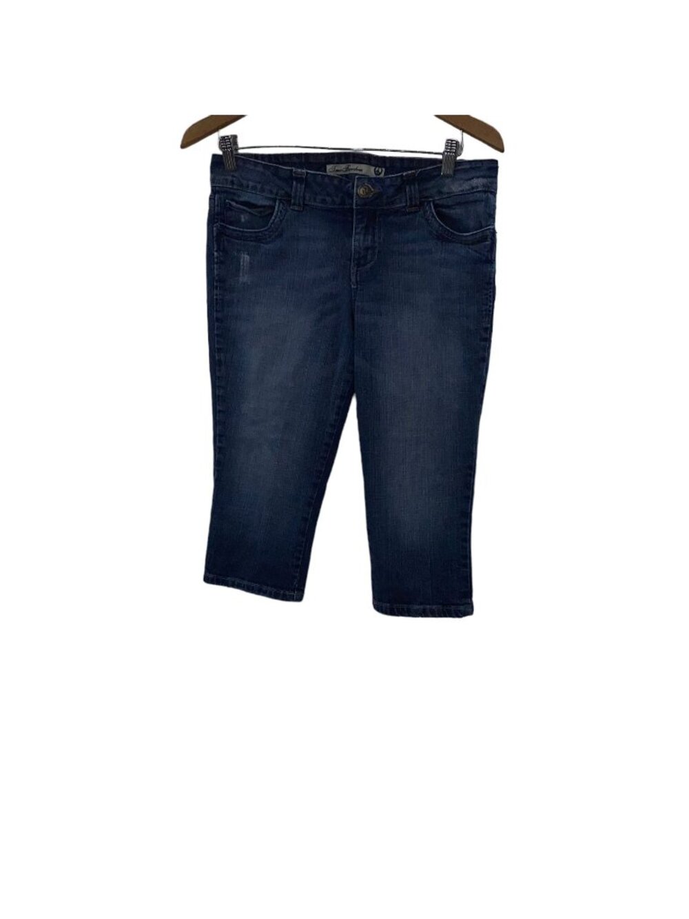 True Freedom Denim Capri Jeans Juniors 11 /32" Waist/Light Distressing
